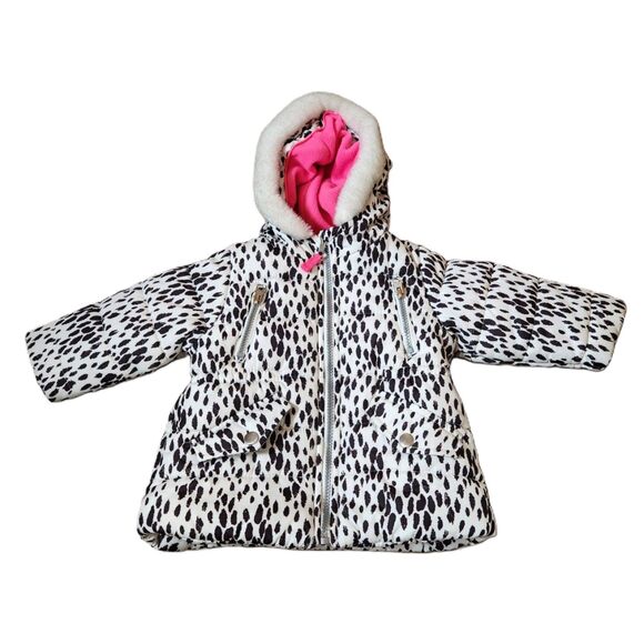 Girls Winter Outerwear Bundle • Size 12M • Carter’s Jacket + London Fog Bibs - Picture 8 of 8